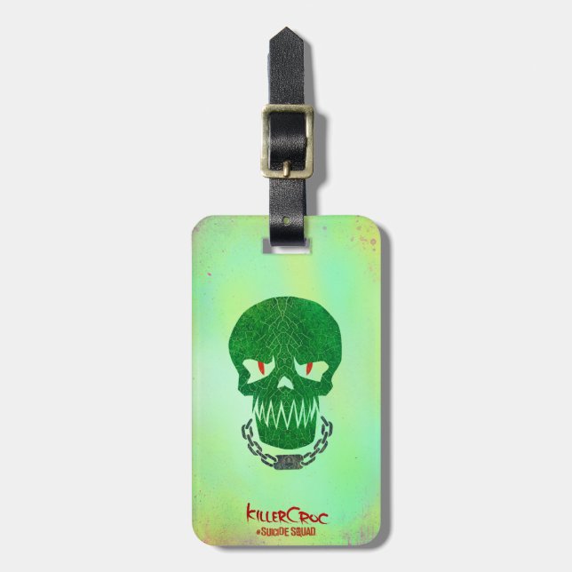 Suicide Squad | Killer Croc Head Icon Luggage Tag (Front Vertical)