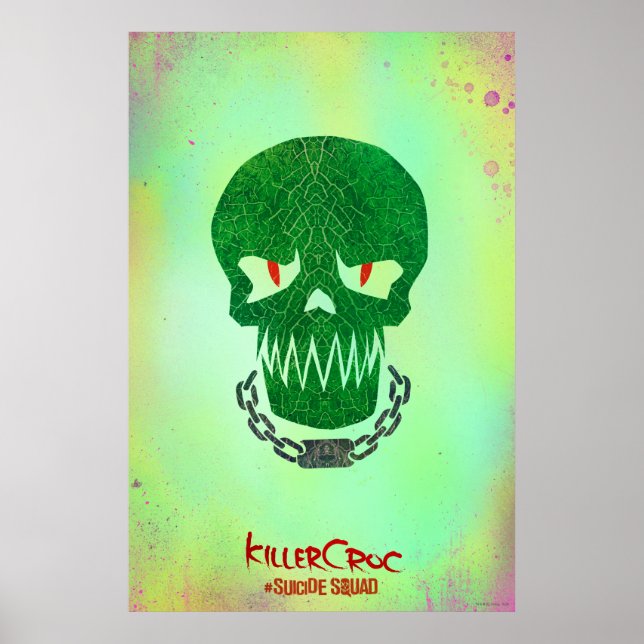 Suicide Squad | Killer Croc Head Icon Poster (Front)