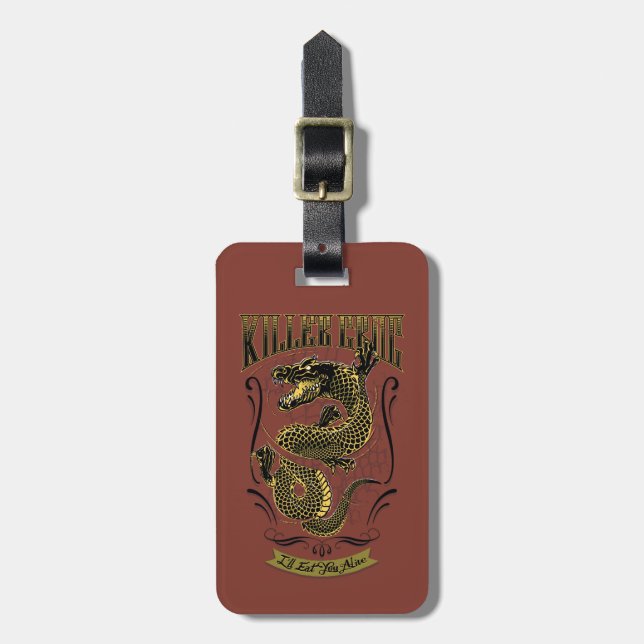 Suicide Squad | Killer Croc Tattoo Luggage Tag (Front Vertical)