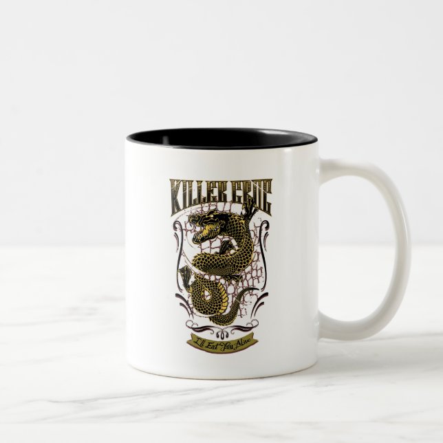 Suicide Squad | Killer Croc Tattoo Two-Tone Coffee Mug (Right)