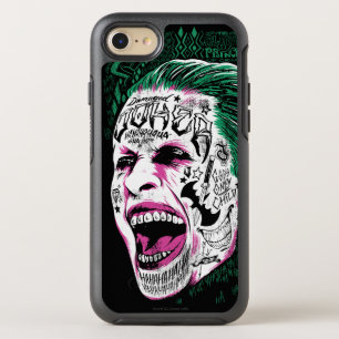 Suicide Squad   Laughing Joker Head Sketch OtterBox Symmetry iPhone 8/7 Case
