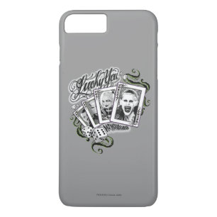 Suicide Squad "Lucky You" Playing Cards iPhone 8 Plus/7 Plus Case