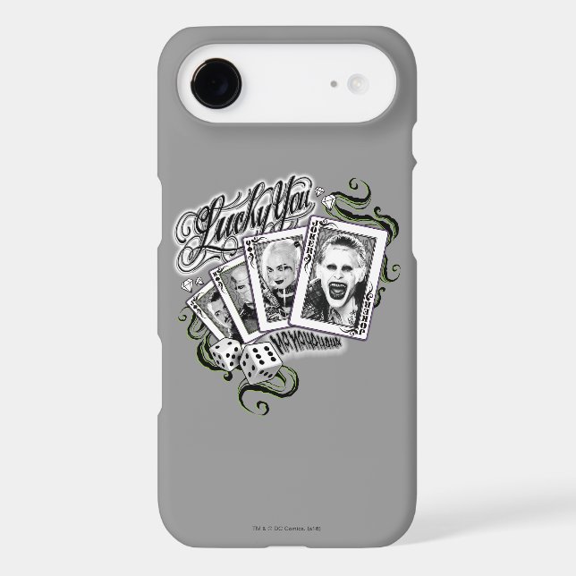 Suicide Squad | "Lucky You" Playing Cards Case-Mate iPhone Case (Back)