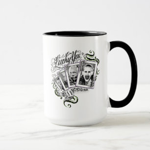 Suicide Squad   "Lucky You" Playing Cards Mug