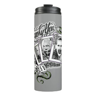 Suicide Squad | "Lucky You" Playing Cards Thermal Tumbler