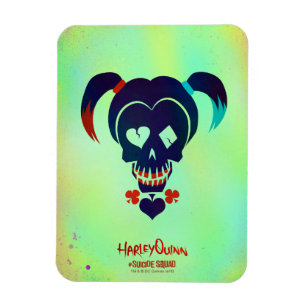 Suicide Squad   Mr. Harley Quinn Head Magnet