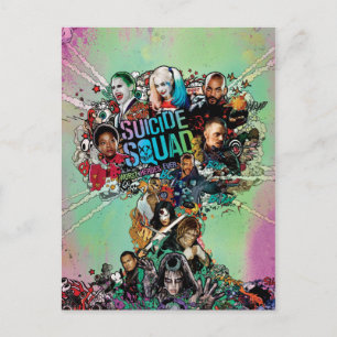 Suicide Squad   Mushroom Cloud Explosion Postcard