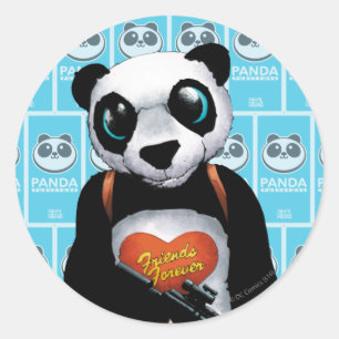 Suicide Squad   Panda Classic Round Sticker