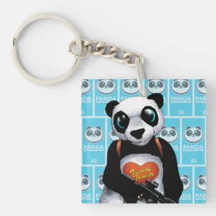 Suicide Squad Panda Key Ring