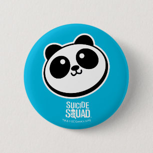 Suicide Squad   Panda Purveyors Logo 6 Cm Round Badge