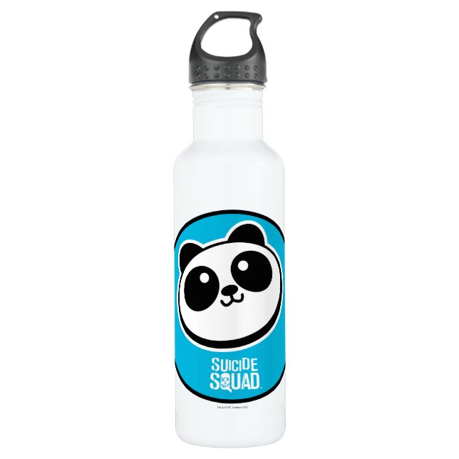 Suicide Squad | Panda Purveyors Logo 710 Ml Water Bottle (Front)