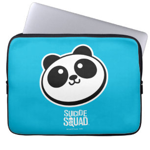 Suicide Squad   Panda Purveyors Logo Laptop Sleeve