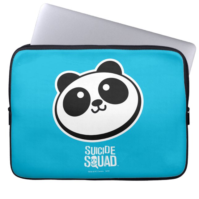 Suicide Squad | Panda Purveyors Logo Laptop Sleeve (Front)