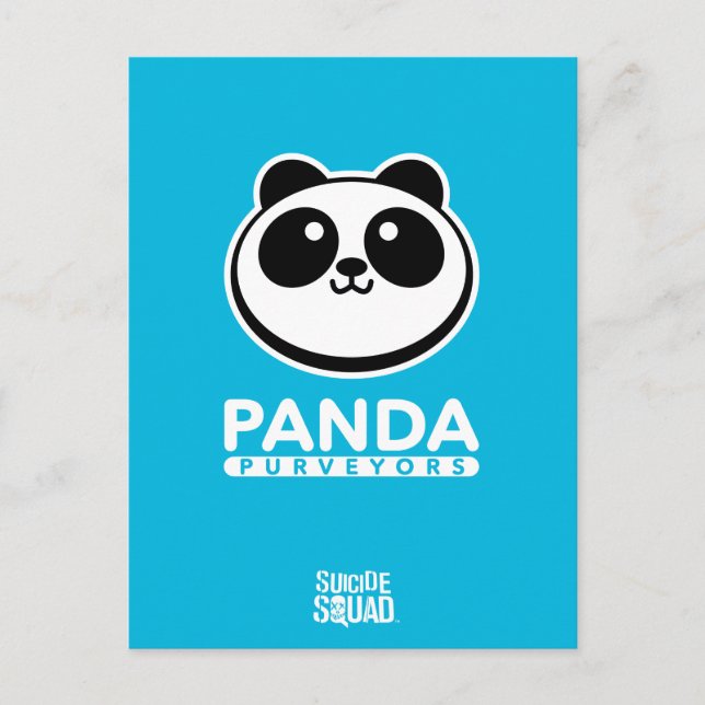 Suicide Squad | Panda Purveyors Logo Postcard (Front)