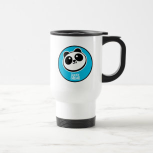 Suicide Squad Panda Purveyors Logo Travel Mug