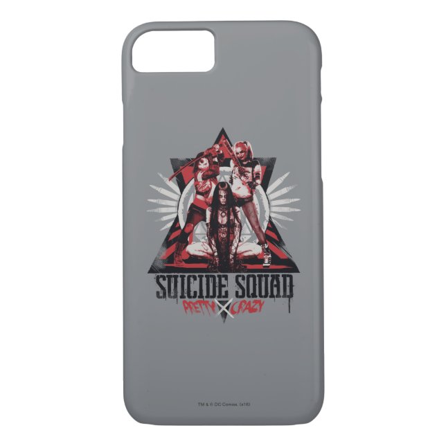 Suicide Squad | Pretty Crazy Squad Girls Case-Mate iPhone Case (Back)