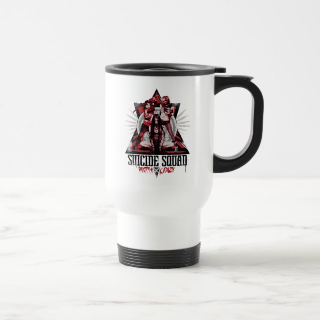 Suicide Squad | Pretty Crazy Squad Girls Travel Mug (Right)