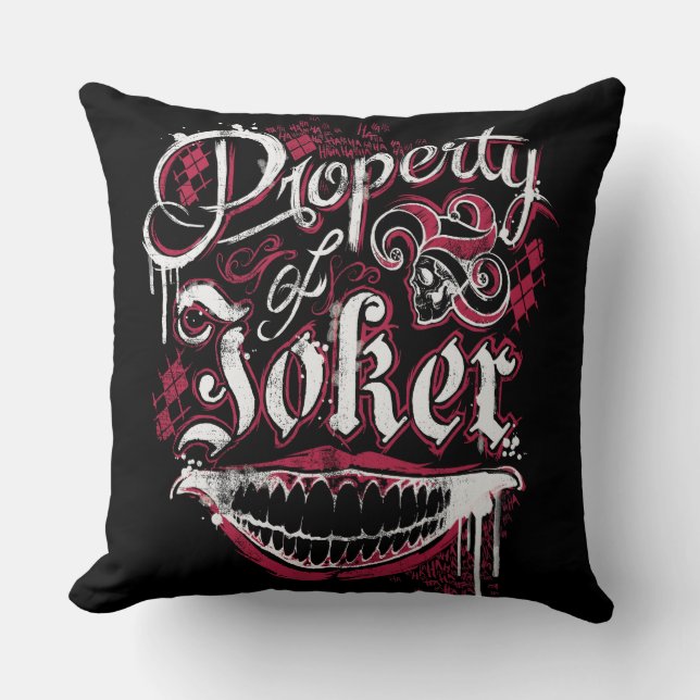 Suicide Squad | Property of Joker Cushion (Front)