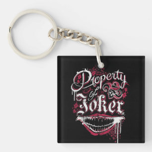 Suicide Squad   Property of Joker Key Ring