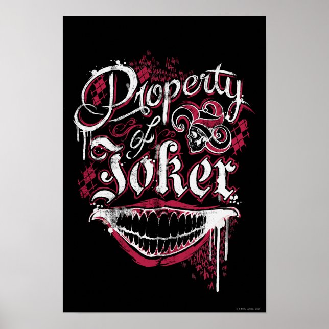 Suicide Squad | Property of Joker Poster (Front)
