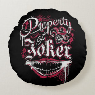 Suicide Squad   Property of Joker Round Cushion