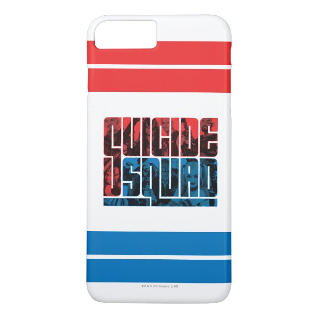Suicide Squad | Red and Blue Logo Case-Mate iPhone Case (Back)