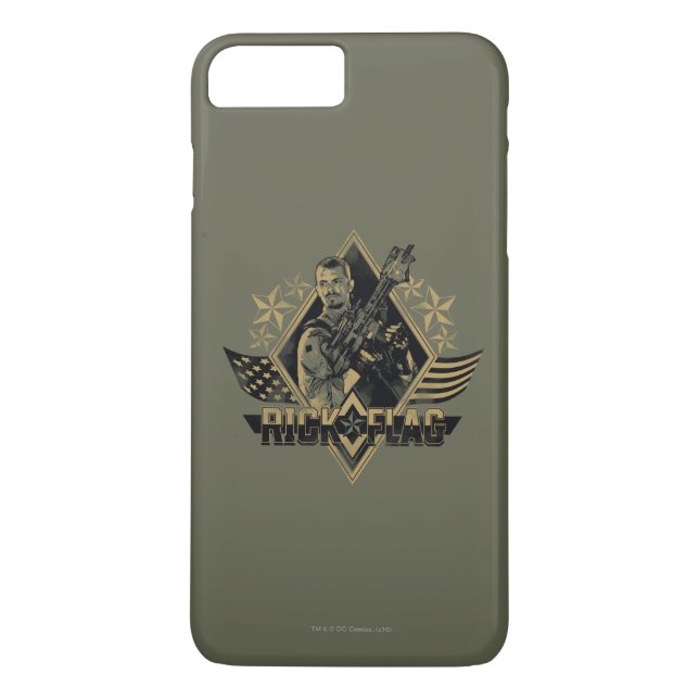 Suicide Squad | Rick Flag Badge Case-Mate iPhone Case (Back)
