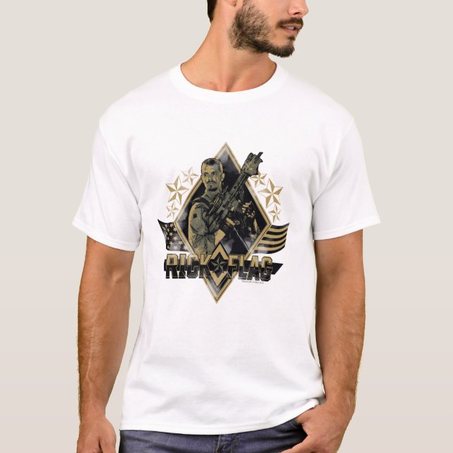 Suicide Squad | Rick Flag Badge T-Shirt (Front)