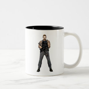 Suicide Squad Rick Flag Comic Book Art Two-Tone Coffee Mug
