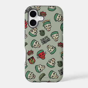 Suicide Squad Rick Flag Emoji Pattern