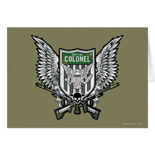 Suicide Squad Rick Flag Winged Crest Tattoo Art