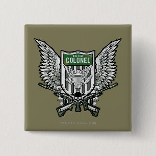 Suicide Squad Rick Flag Winged Crest Tattoo Art 15 Cm Square Badge