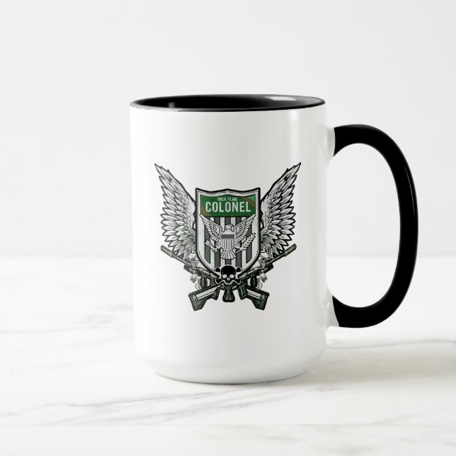 Suicide Squad | Rick Flag Winged Crest Tattoo Art Mug (Right)