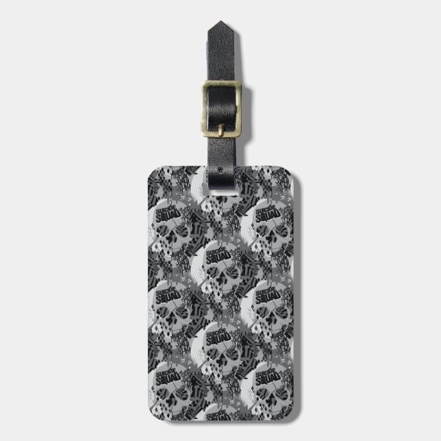 Suicide Squad | Skull Pattern Luggage Tag (Front Vertical)