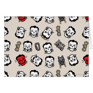 Suicide Squad Slipknot Emoji Pattern