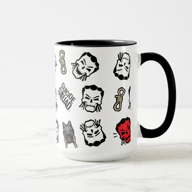 Suicide Squad | Slipknot Emoji Pattern Mug (Right)