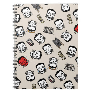 Suicide Squad Slipknot Emoji Pattern Notebook