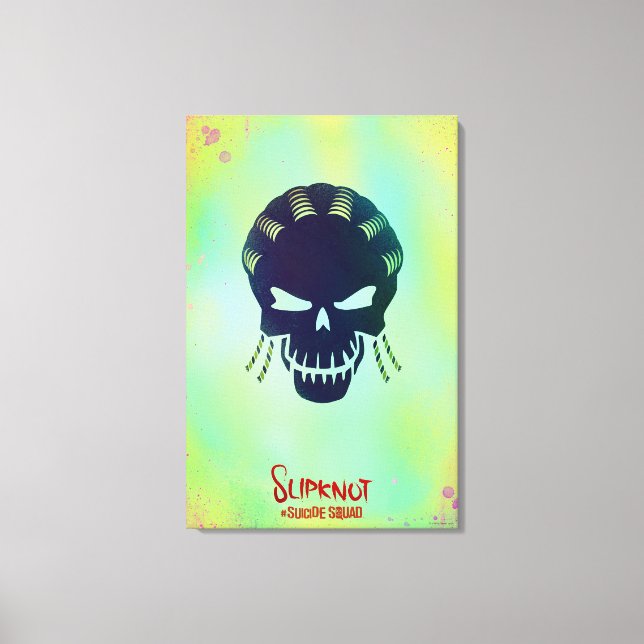 Suicide Squad | Slipknot Head Icon Canvas Print (Front)