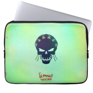 Suicide Squad   Slipknot Head Icon Laptop Sleeve