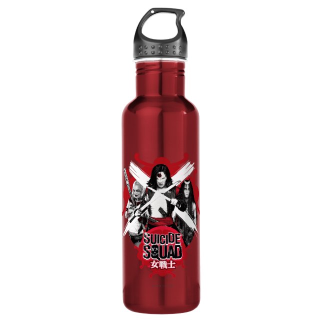 Suicide Squad | Squad Girls "Female Warrior" 710 Ml Water Bottle (Front)