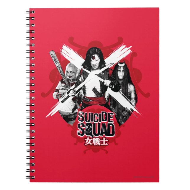 Suicide Squad | Squad Girls "Female Warrior" Notebook (Front)