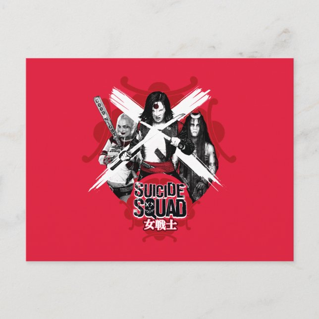 Suicide Squad | Squad Girls "Female Warrior" Postcard (Front)