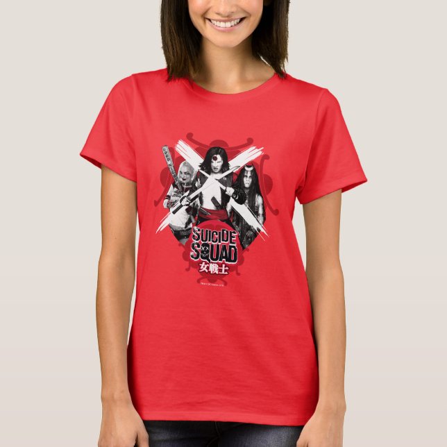 Suicide Squad | Squad Girls "Female Warrior" T-Shirt (Front)