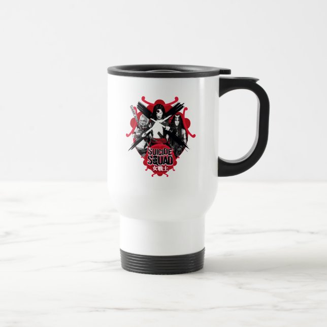 Suicide Squad | Squad Girls "Female Warrior" Travel Mug (Right)