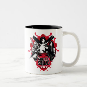 Suicide Squad   Squad Girls "Female Warrior" Two-Tone Coffee Mug