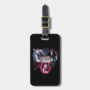 Suicide Squad   Squad Girls Graffiti Badges Luggage Tag