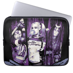 Suicide Squad   Squad Girls "In Squad We Trust" Laptop Sleeve