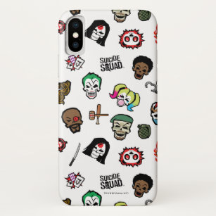 Suicide Squad   Suicide Squad Emoji Pattern Case-Mate iPhone Case