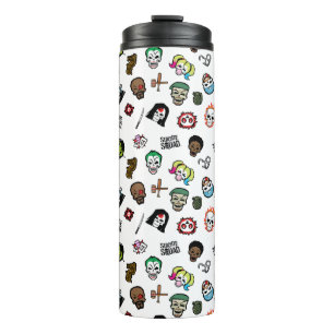 Suicide Squad   Suicide Squad Emoji Pattern Thermal Tumbler