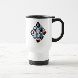 Suicide Squad Task Force X Checkered Diamond Travel Mug